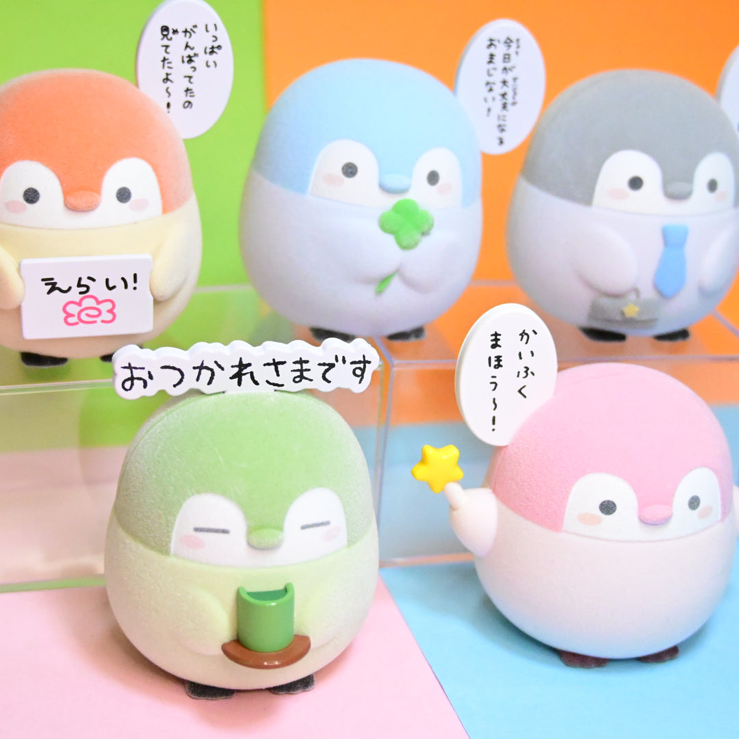 Koupenchan Flocked Figure Gacha Set COMPLETE (5 pcs.)