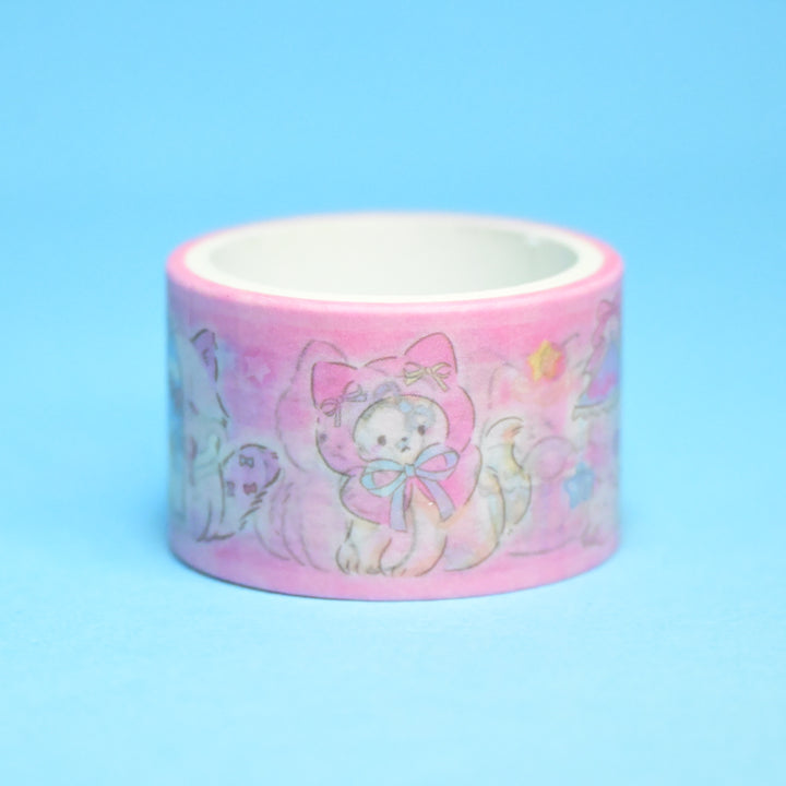 Synapse Japan Shining Days Cute Dreamy Cat Sticker Sheets + Masking Tape Set (3 pcs.)