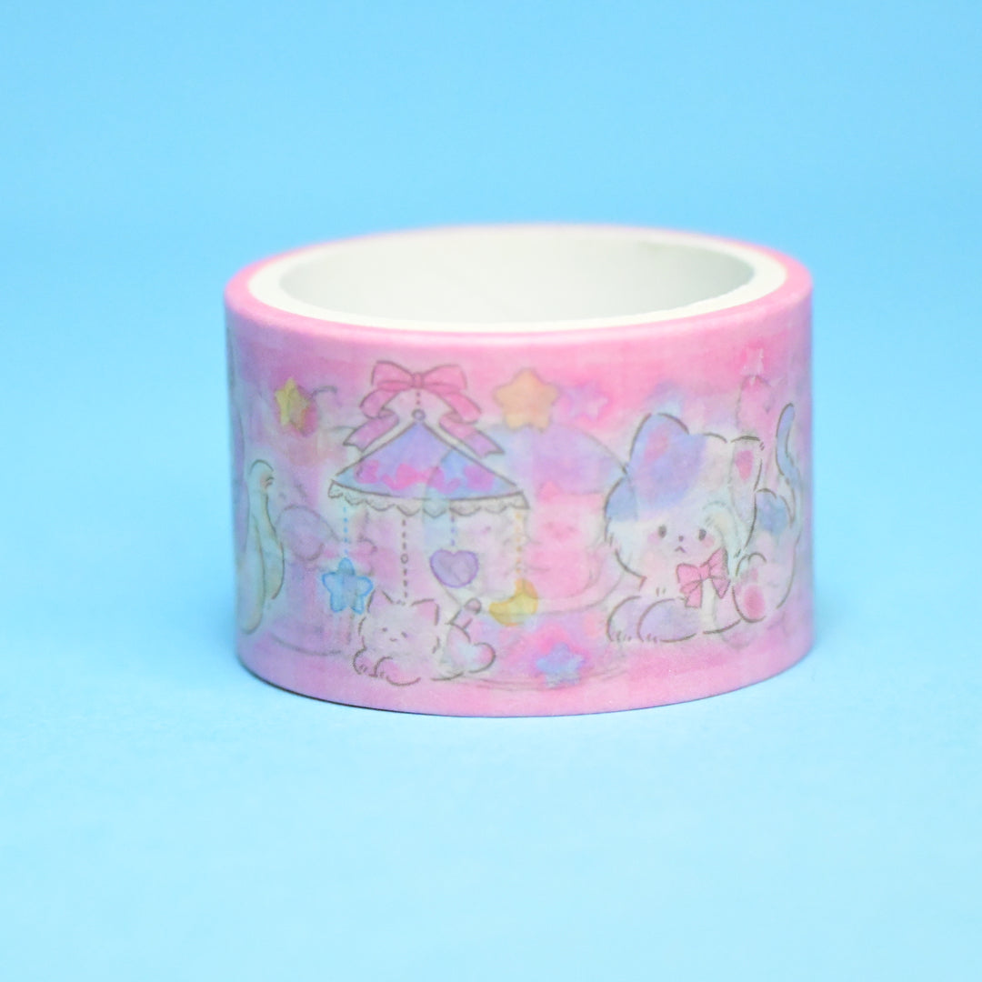 Synapse Japan Shining Days Cute Dreamy Cat Sticker Sheets + Masking Tape Set (3 pcs.)