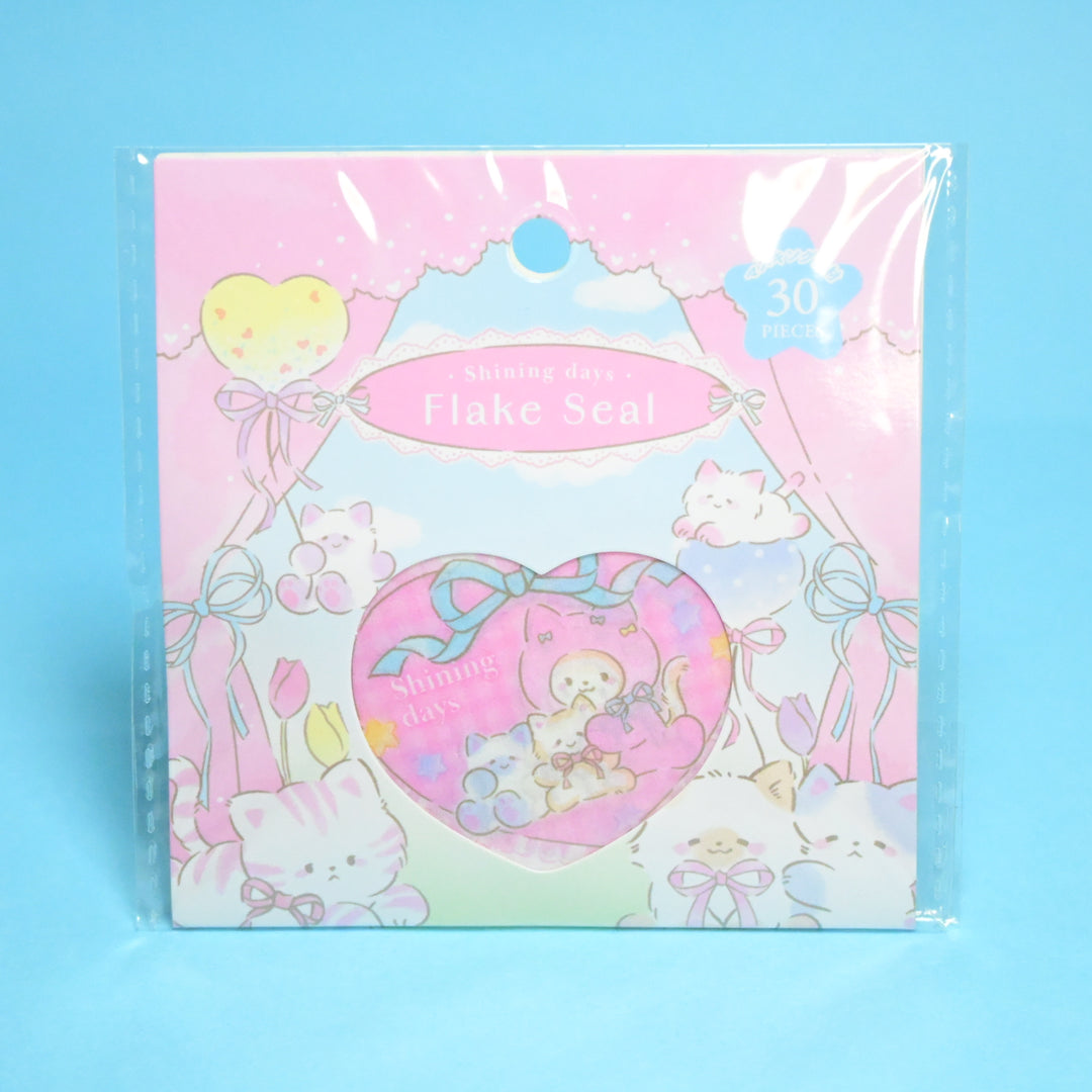 Synapse Japan Shining Days Cute Dreamy Cat Flake Seal