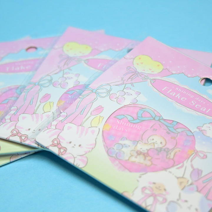 Synapse Japan Shining Days Cute Dreamy Cat Flake Seal