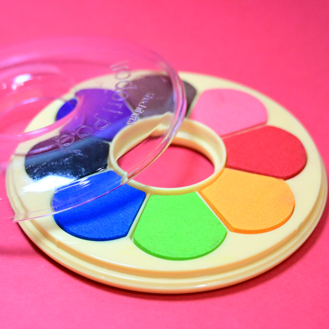 [Pre-loved] Donut Flower Ink Pad + Acrylic Stamping Block