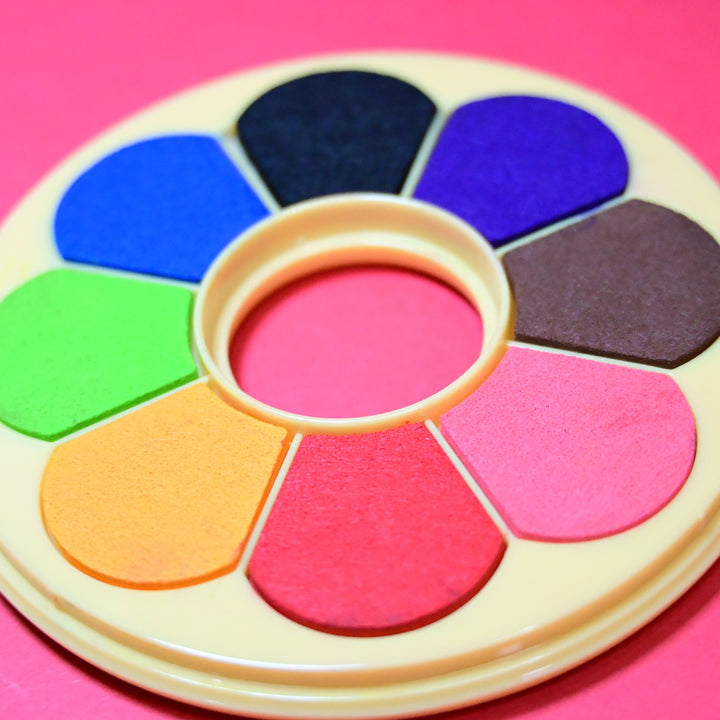 [Pre-loved] Donut Flower Ink Pad + Acrylic Stamping Block