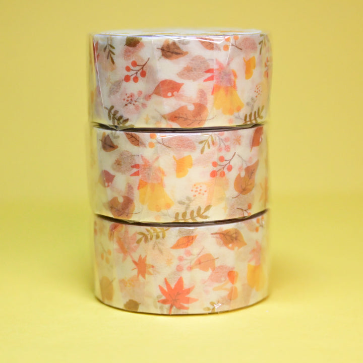 SAIEN Autumn Leaves Masking Tape