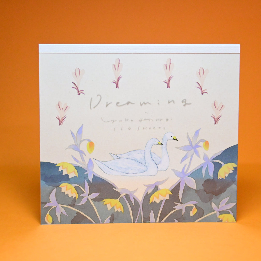 cozyca Yuka Hiiragi Dreaming Lake Flowers Memo Block