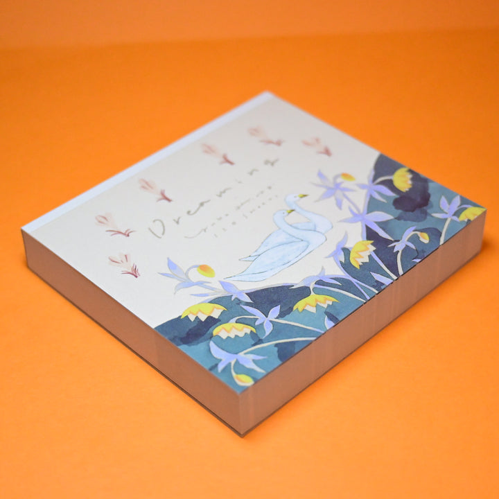 cozyca Yuka Hiiragi Dreaming Lake Flowers Memo Block