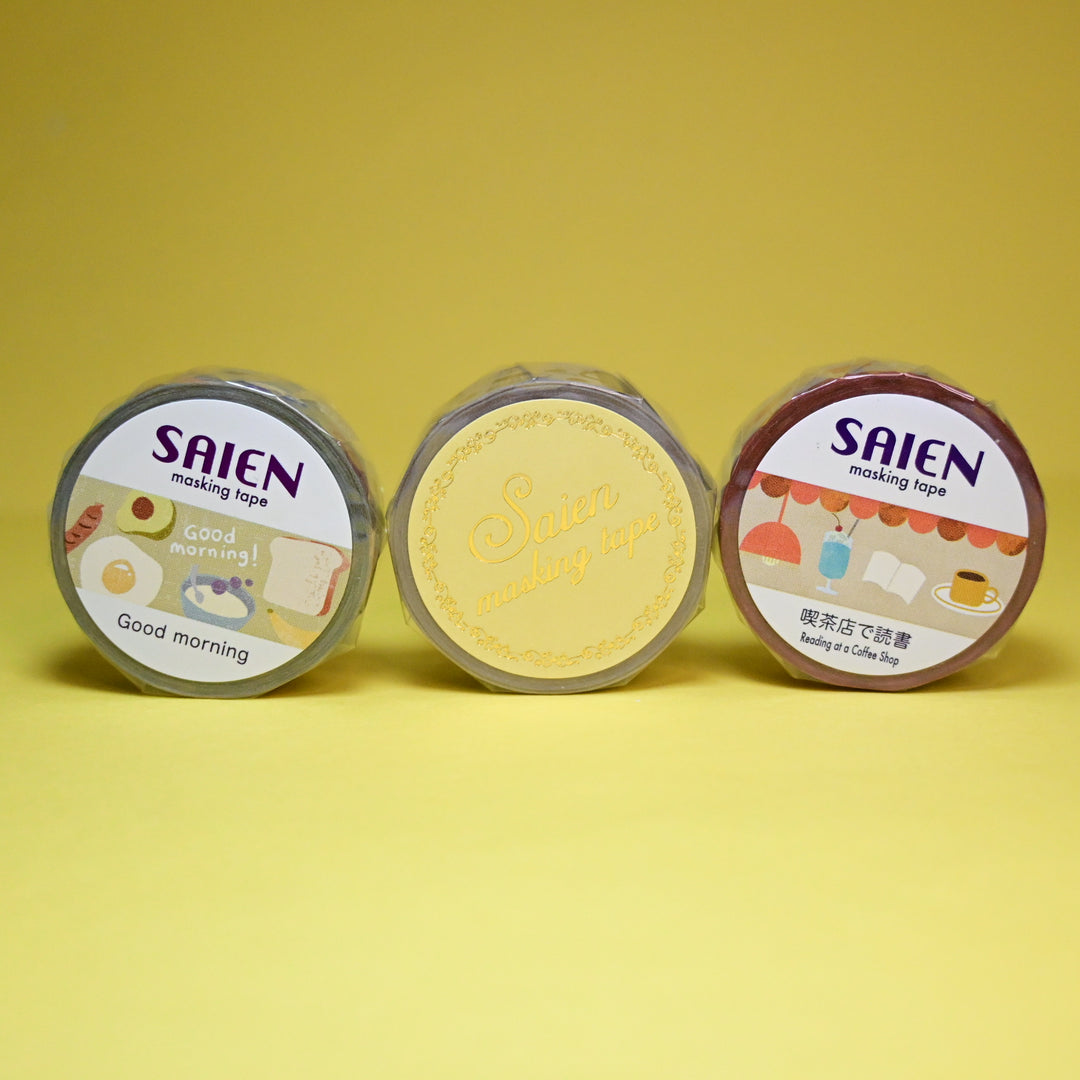 SAIEN Food Themed Masking Tape Set (3 pcs.)