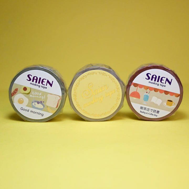 SAIEN Food Themed Masking Tape Set (3 pcs.)