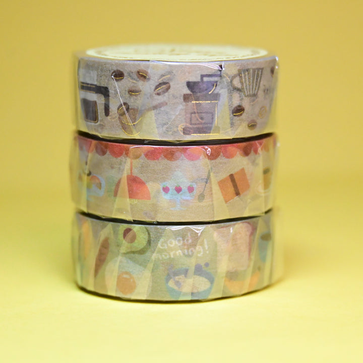 SAIEN Food Themed Masking Tape Set (3 pcs.)