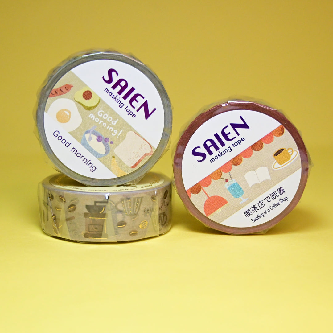 SAIEN Food Themed Masking Tape Set (3 pcs.)