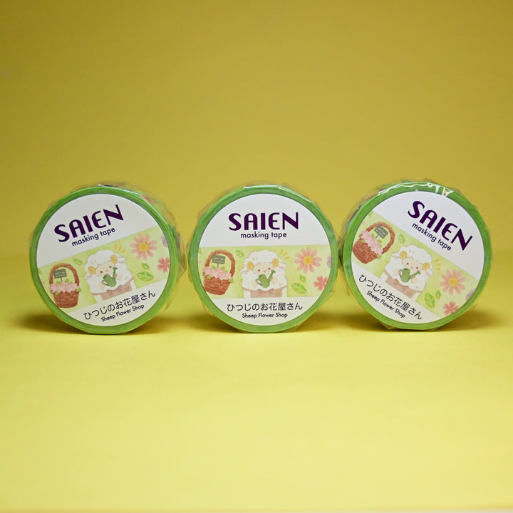 SAIEN Sheep Flower Shop Masking Tape