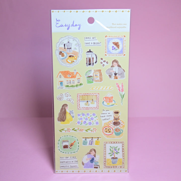 MINDWAVE Easy day Cozy Sticker Sheet