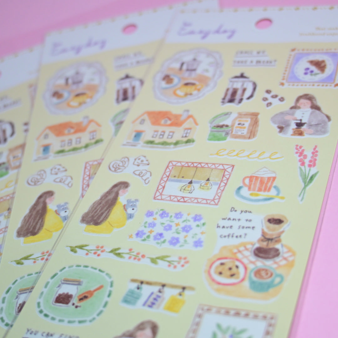 MINDWAVE Easy day Cozy Sticker Sheet