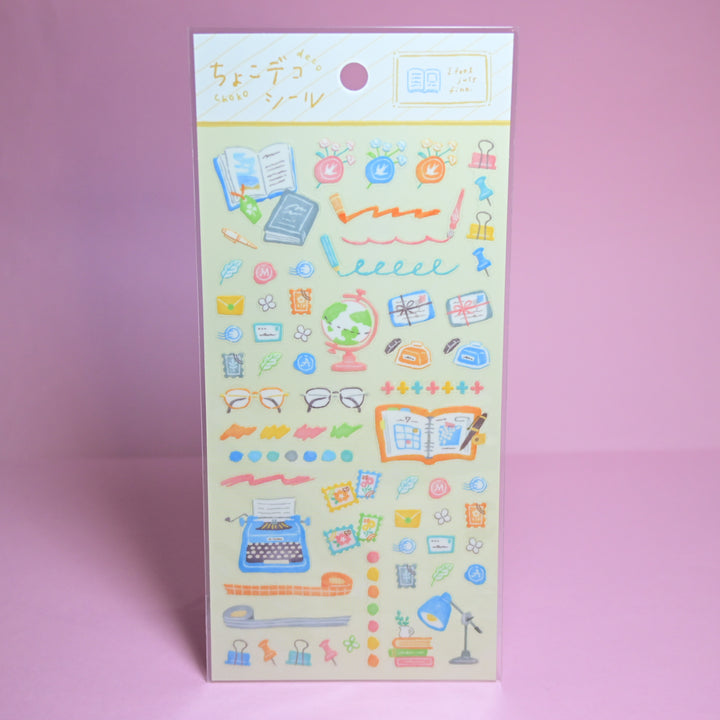 MINDWAVE Choko Deco Cute Handdrawn Stationery Sticker Sheet