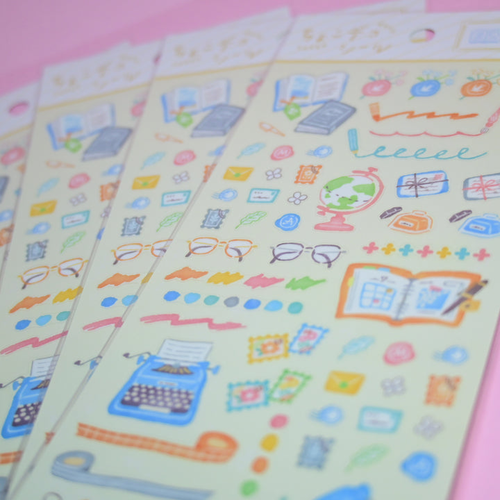 MINDWAVE Choko Deco Cute Handdrawn Stationery Sticker Sheet