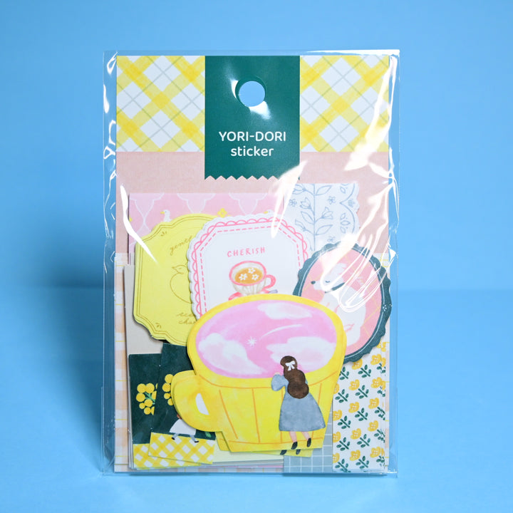 MINDWAVE Yori-Dori Cozy Colorful Tea Time Flake Seal