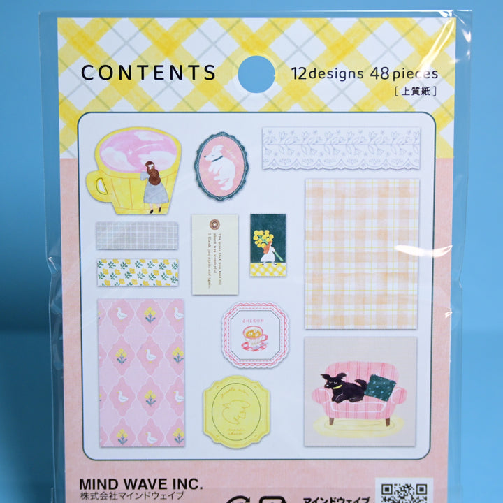 MINDWAVE Yori-Dori Cozy Colorful Tea Time Flake Seal