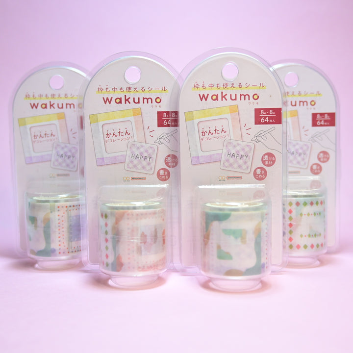 sun-star wakumo Easy Decoration Cute Patterns Masking Tape Roll