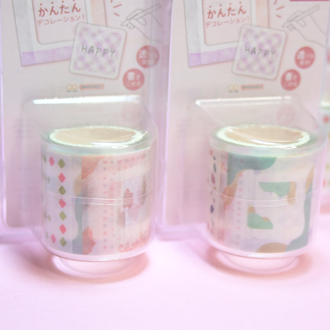 sun-star wakumo Easy Decoration Cute Patterns Masking Tape Roll