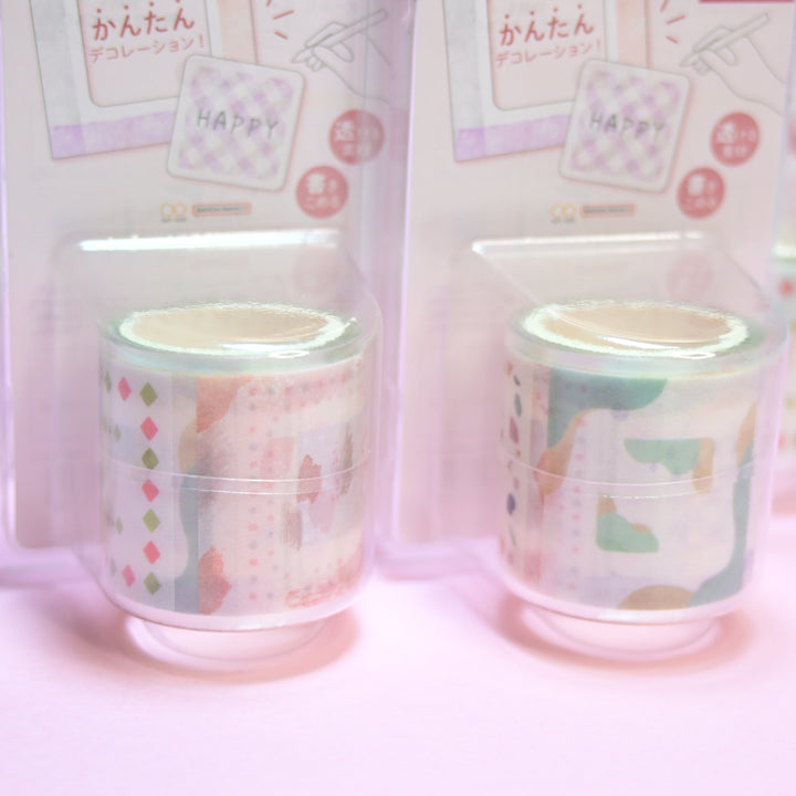 sun-star wakumo Easy Decoration Cute Patterns Masking Tape Roll