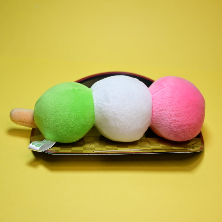 Wagashi Dango Plush Keychain Screen Cleaner