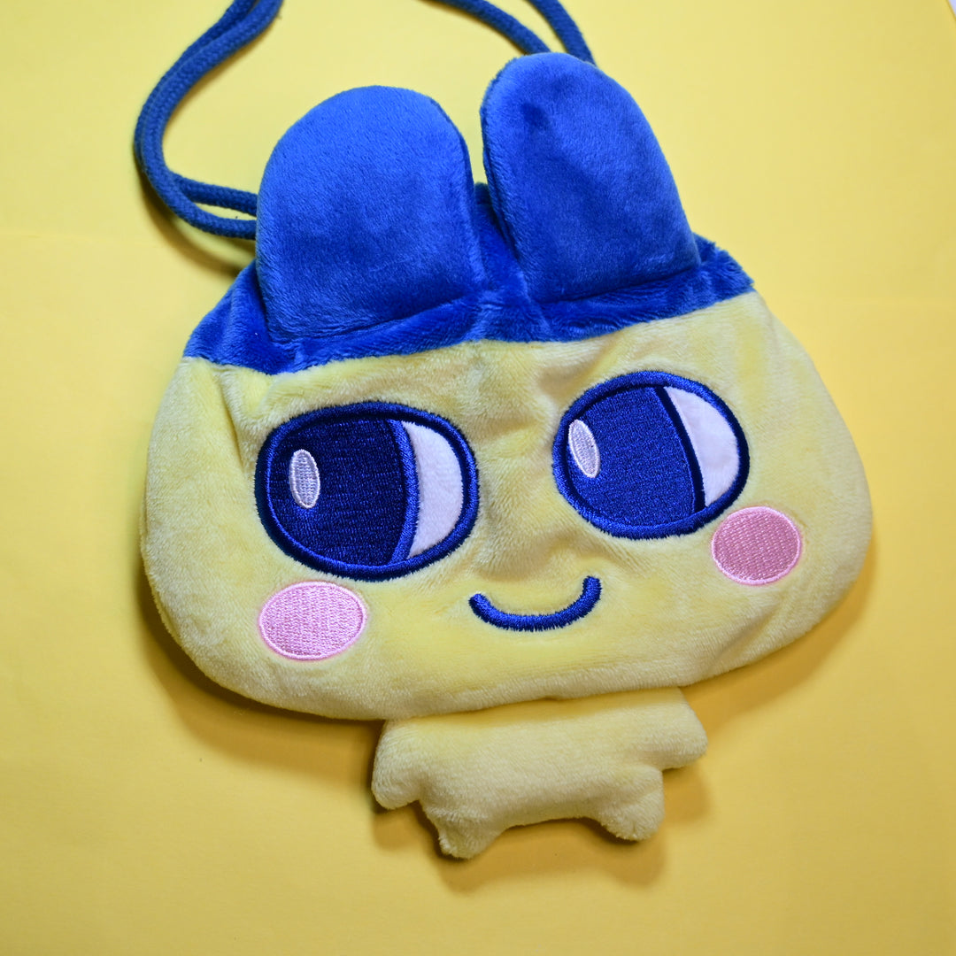Tamagotchi Mamecchi Plush String Pouch