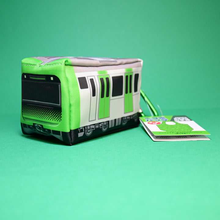Yamanote Line Train Foldable Reusable Eco Bag with Carabiner Hook
