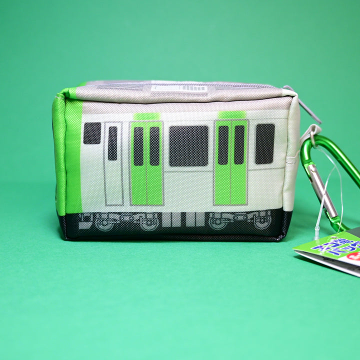 Yamanote Line Train Foldable Reusable Eco Bag with Carabiner Hook