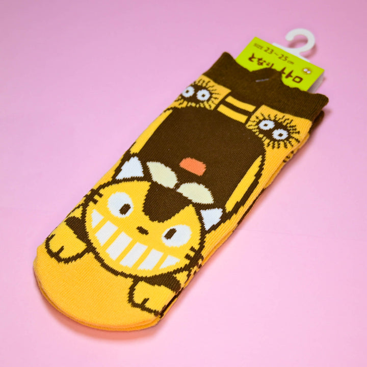 My Neighbor Totoro Cat Bus Cozy Socks (size: 23～25cm)