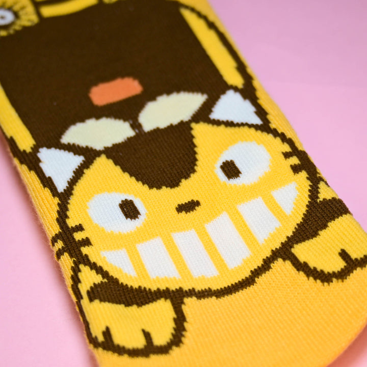 My Neighbor Totoro Cat Bus Cozy Socks (size: 23～25cm)
