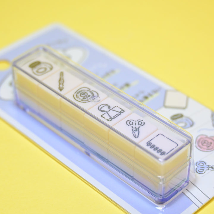 Kamio Japan Stationery Lover Mini Stamp Set