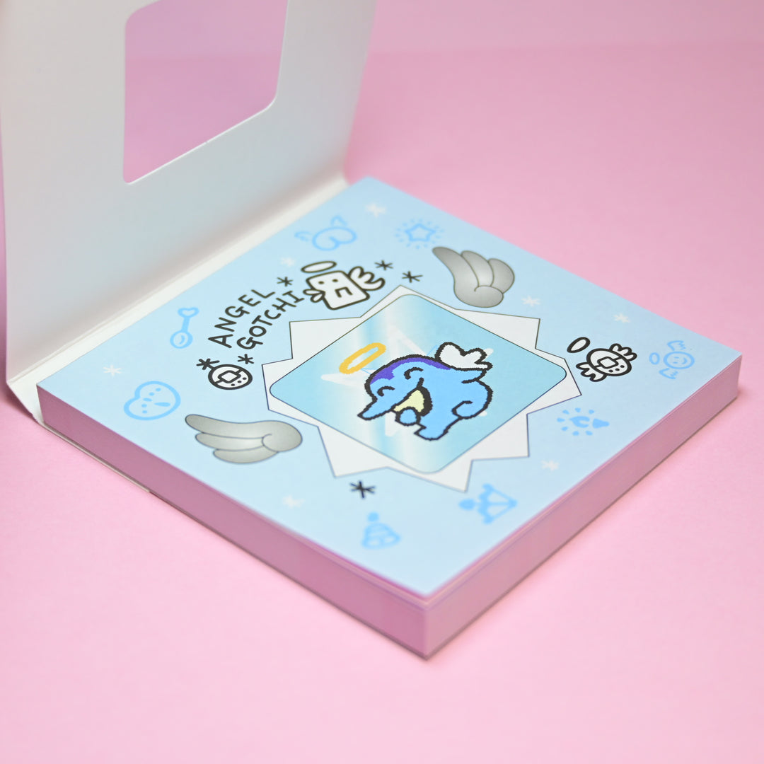 sun-star Angelgotchi Double-sided Memo Pad