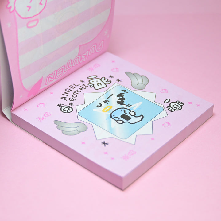 sun-star Angelgotchi Double-sided Memo Pad