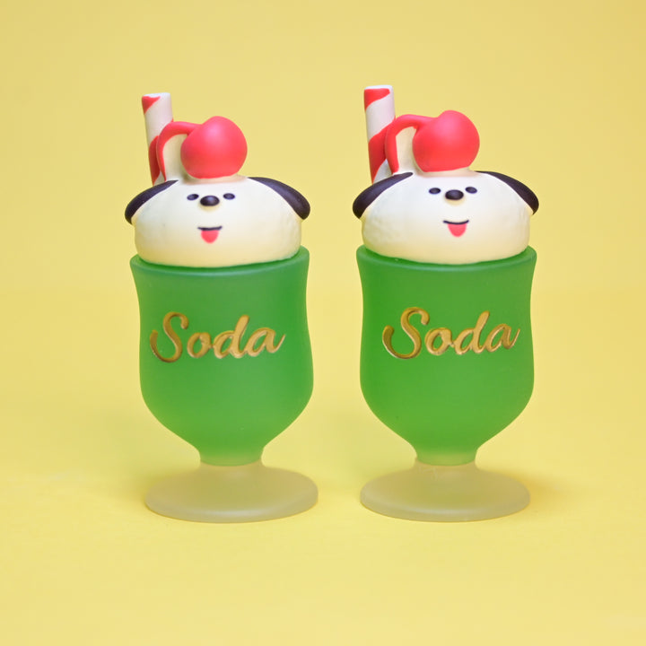 concombre Yuka Saji Dog Cream Soda Mini Figure (Green)