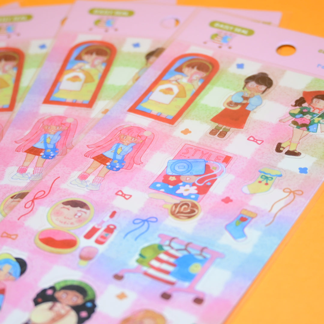 (DS036) Rainbowholic x Chichilittle GRWM Daily Seal