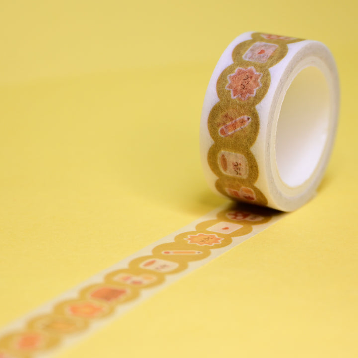 (MT144) Original Rainbowholic x Tazdaunicorn Froggy's Cozy Life Washi Tape