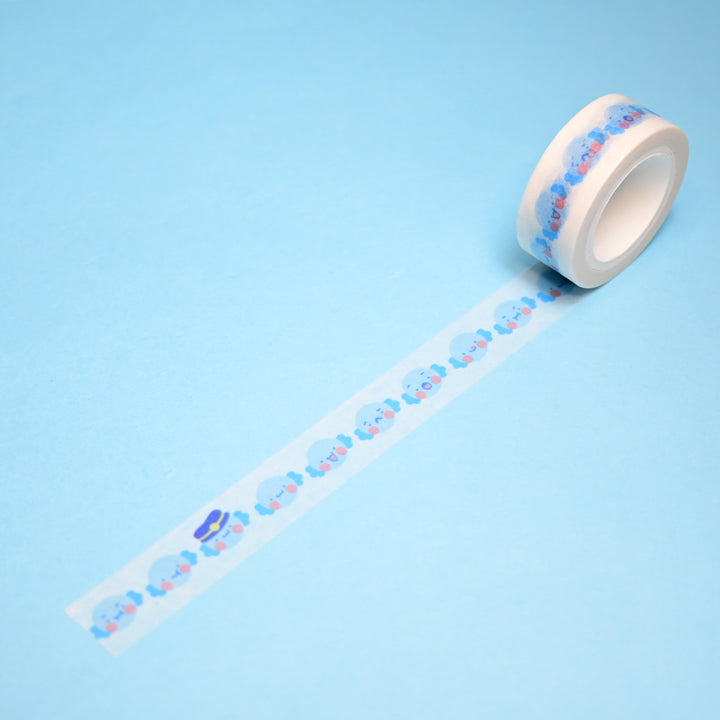 (MT145) Rainbowholic x Tazdaunicorn Mr. Oopa Faces Washi Tape