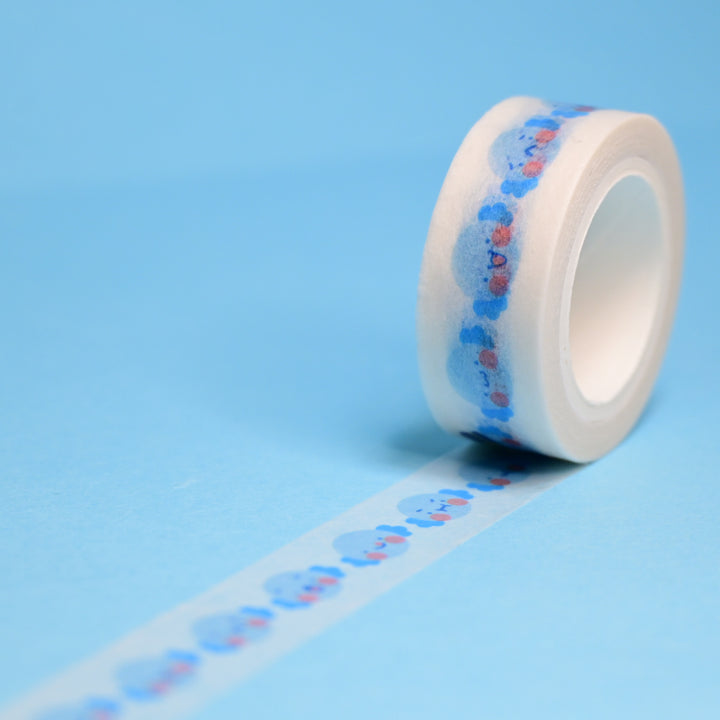 (MT145) Rainbowholic x Tazdaunicorn Mr. Oopa Faces Washi Tape