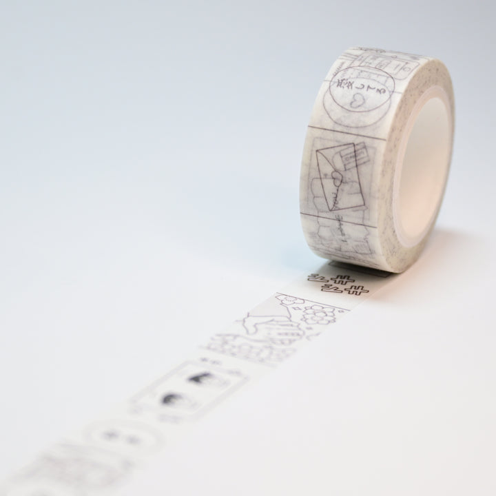 (MT078) Original Rainbowholic x Tazdaunicorn Shoujo Manga Washi Tape