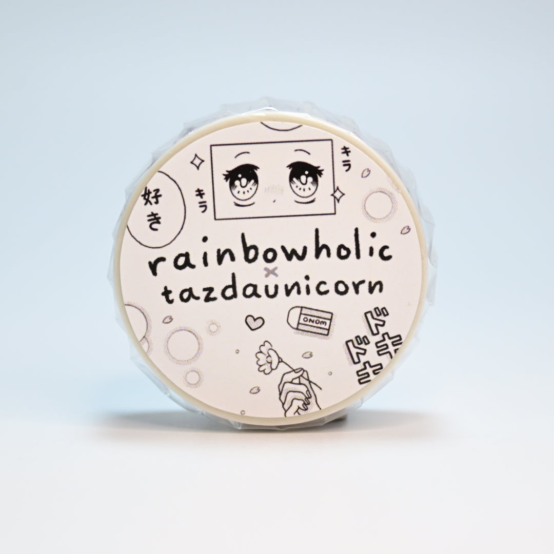 (MT078) Original Rainbowholic x Tazdaunicorn Shoujo Manga Washi Tape