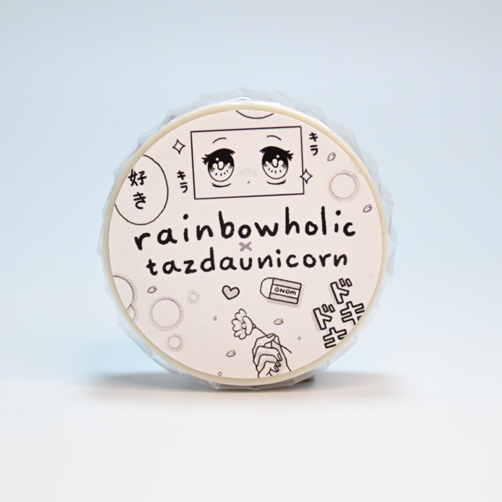 (MT078) Original Rainbowholic x Tazdaunicorn Shoujo Manga Washi Tape
