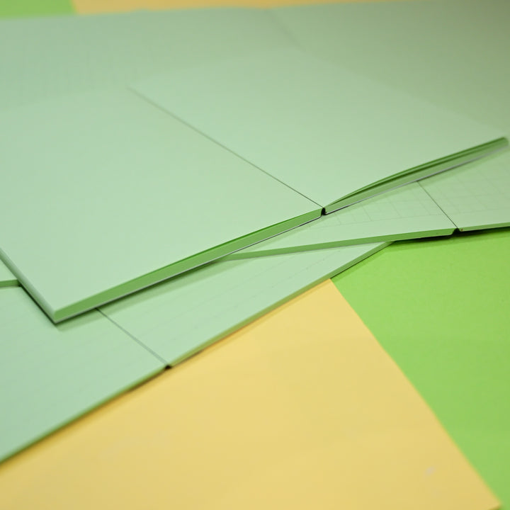 Grandpa Notebook Green Flat Opening Notebooks Set (3 pcs.)