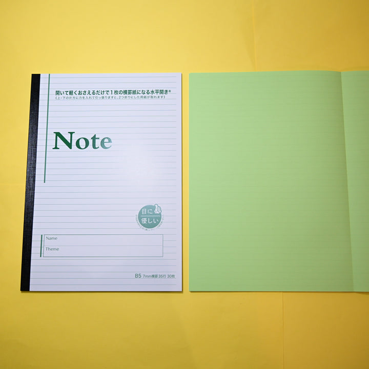 Grandpa Notebook Green Flat Opening Notebooks Set (3 pcs.)