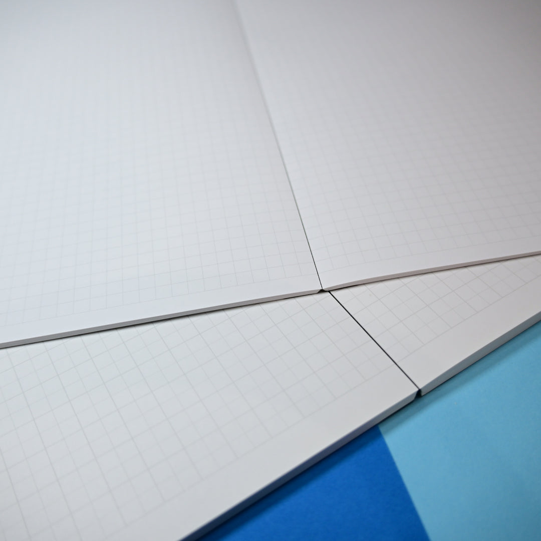 Grandpa Notebook Blue &amp; Black Flat Opening Gridded Notebooks Set (2 pcs.)