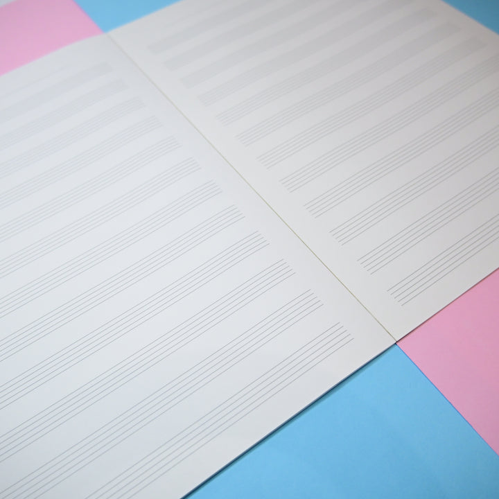 Grandpa Notebook Music Flat Opening Notebooks Set (2 pcs.)