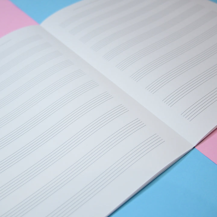 Grandpa Notebook Music Flat Opening Notebooks Set (2 pcs.)