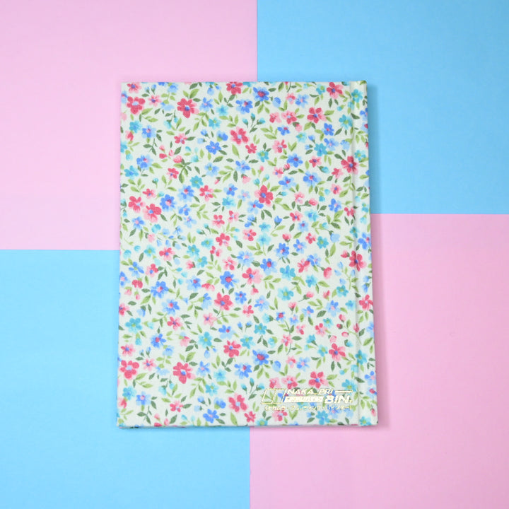 Grandpa Notebook Flat Opening Mini Notebook Floral