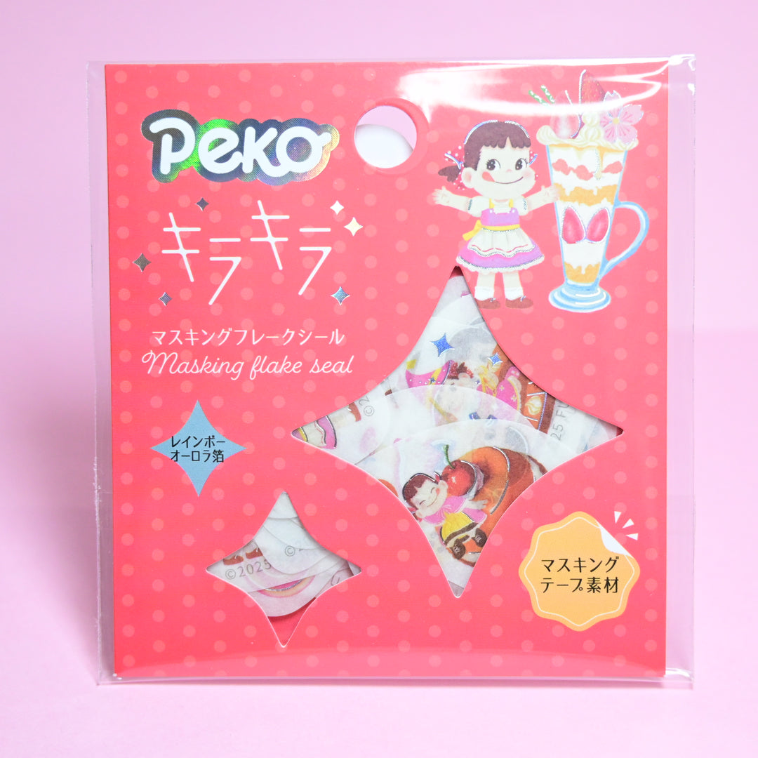 World Craft Kira Kira Peko Flake Seal (4 designs)