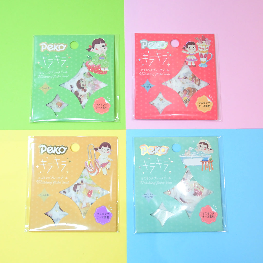 World Craft Kira Kira Peko Flake Seal (4 designs)