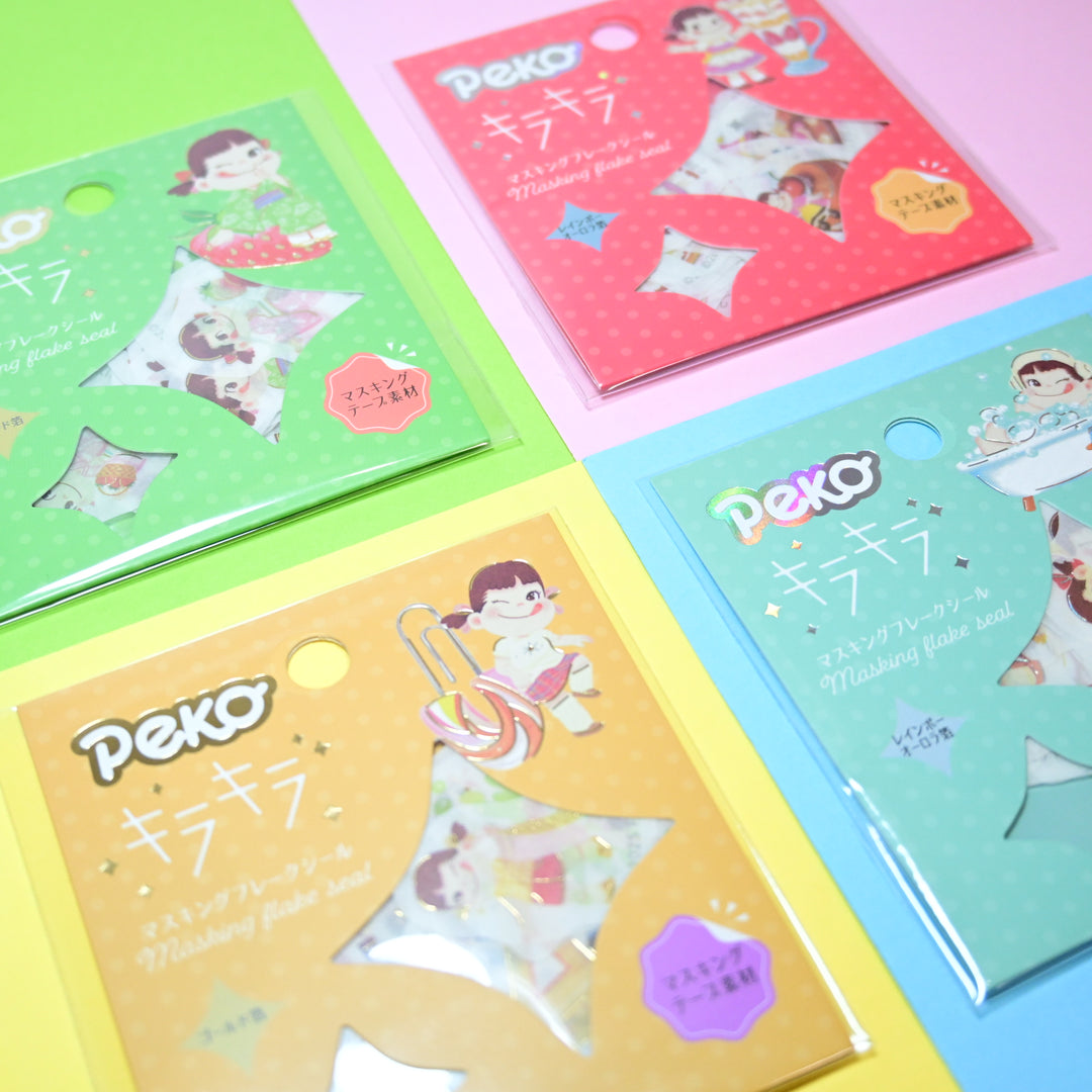 World Craft Kira Kira Peko Flake Seal (4 designs)